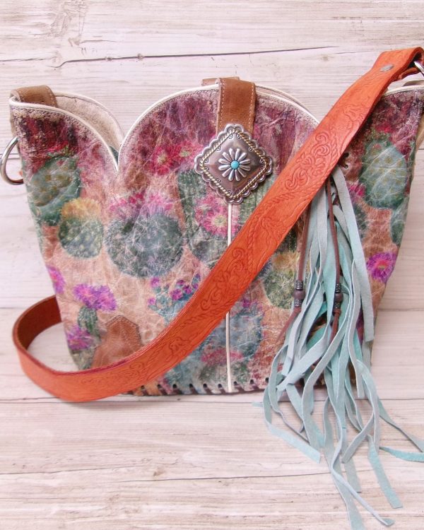 Bucket Bag Cowboy Boot Fringe Purse BK145