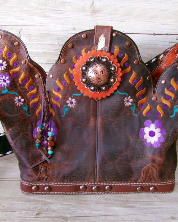 Bucket Bag Cowboy Boot Purse BK171