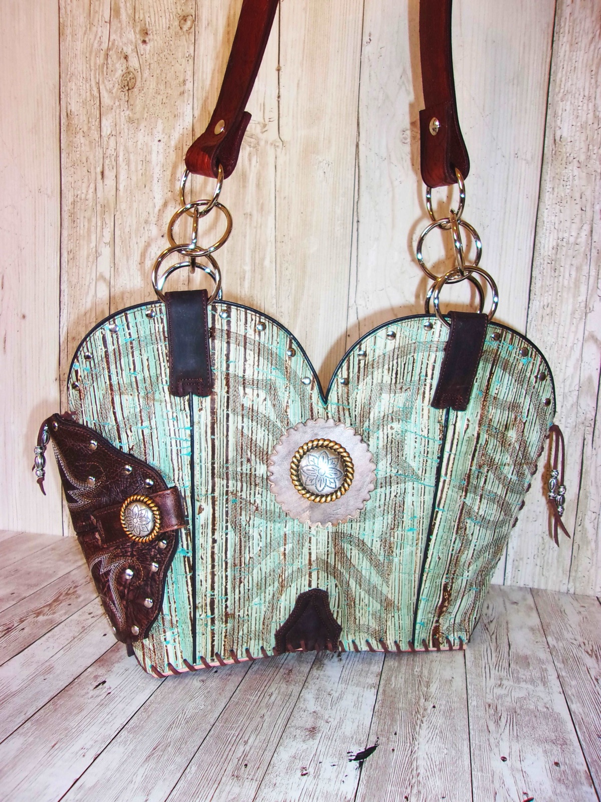 Concealed Carry Cowboy Boot Purse CB79