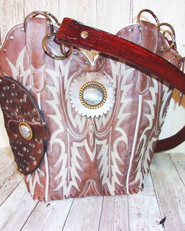 Concealed Carry Cowboy Boot Purse CB81