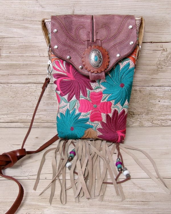 Cowboy Boot Crossbody Fringe Hipster Bag HP777