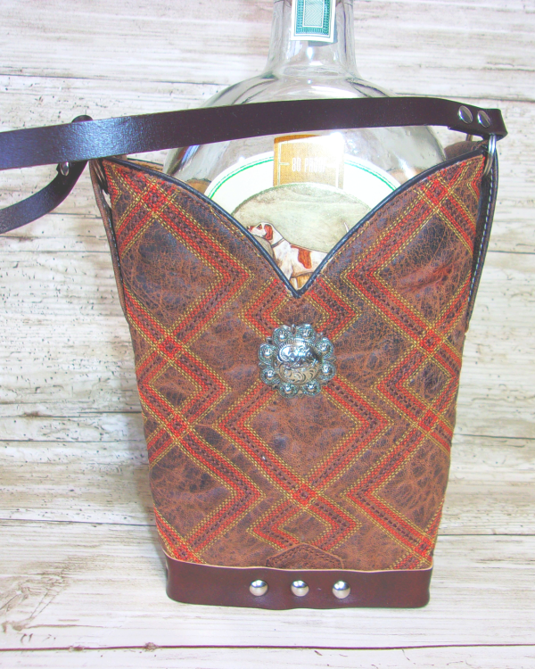 Cowboy Boot Whiskey Tote CR177