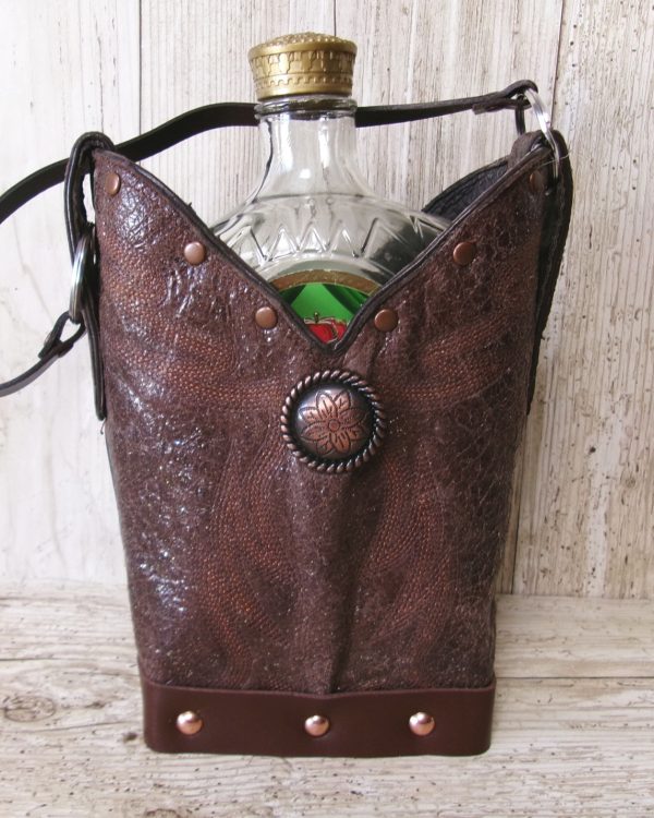 Cowboy Boot Whiskey Tote CR253
