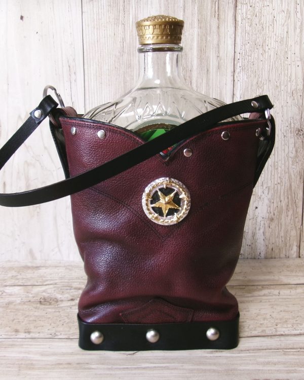 Cowboy Boot Whiskey Tote CR263