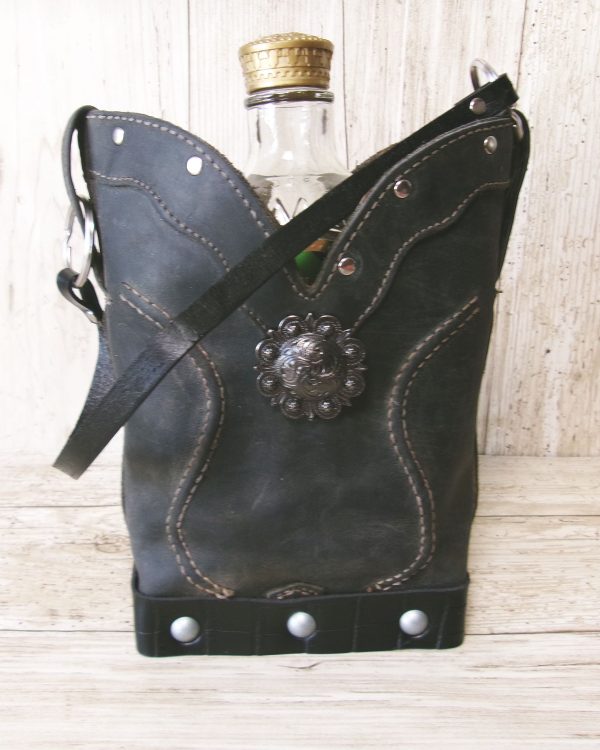 Cowboy Boot Whiskey Tote CR264