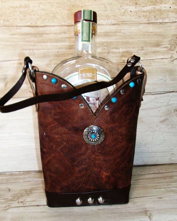 Cowboy Boot Whiskey Tote CR267