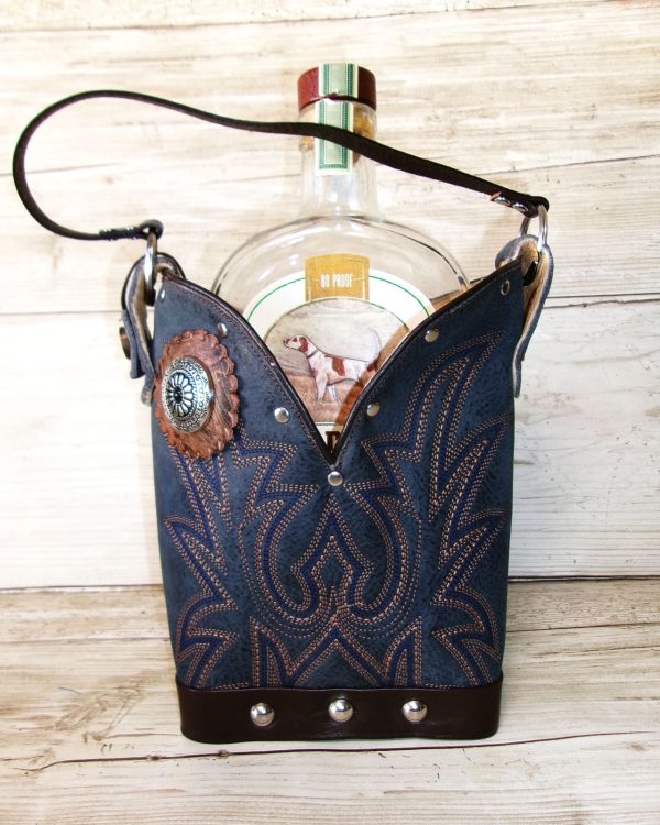Cowboy Boot Whiskey Tote CR270