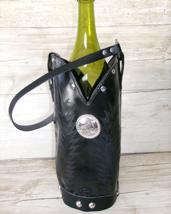 Cowboy Boot Wine Tote wt864