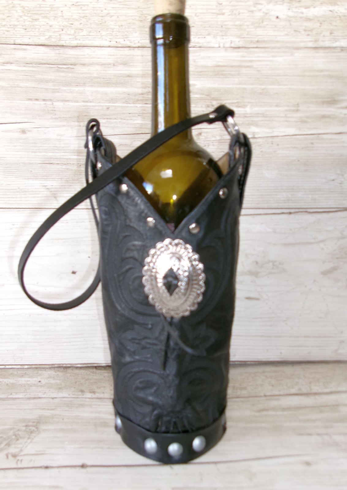 Cowboy Boot Wine Tote wt888