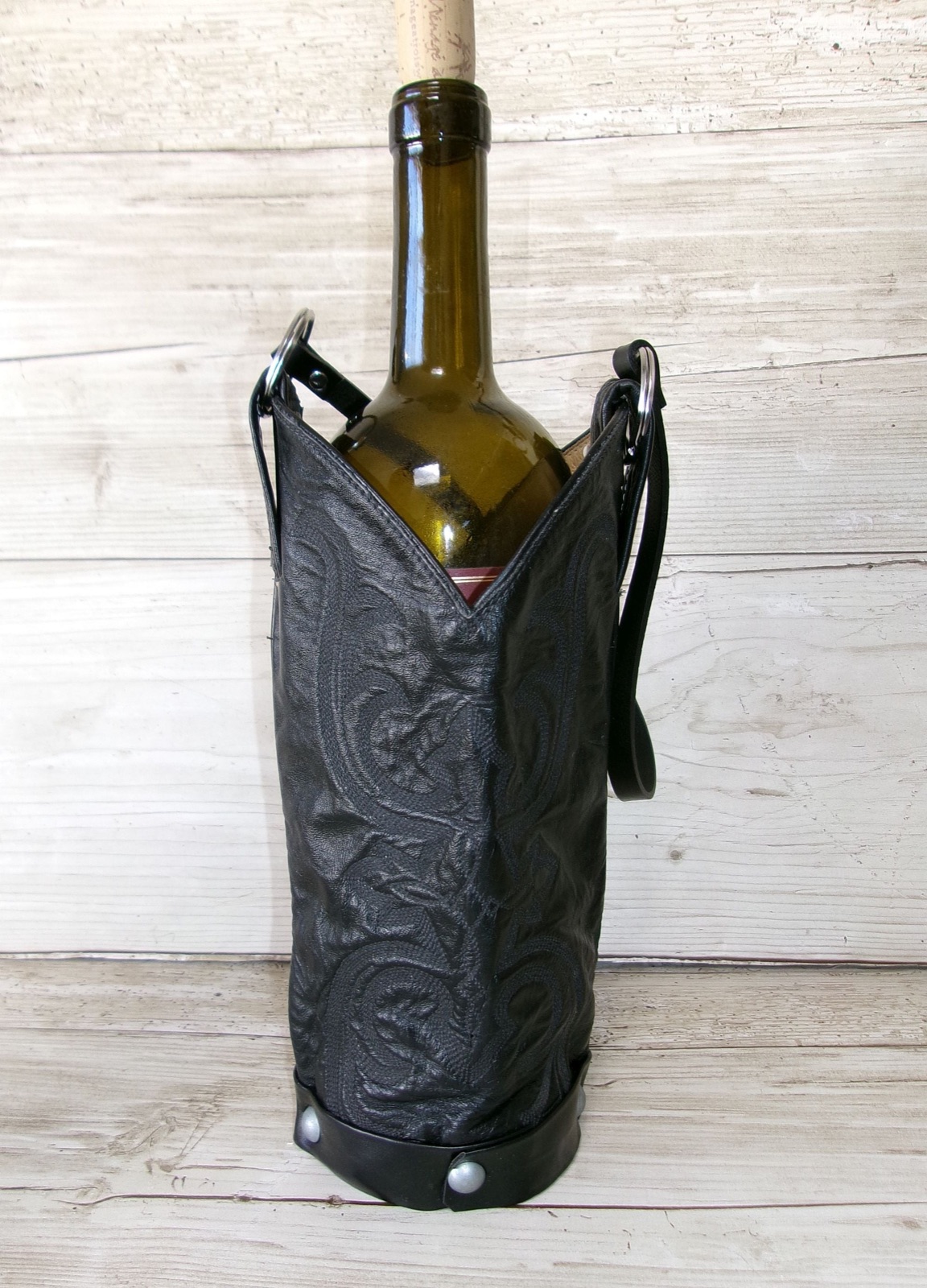 Cowboy Boot Wine Tote wt888