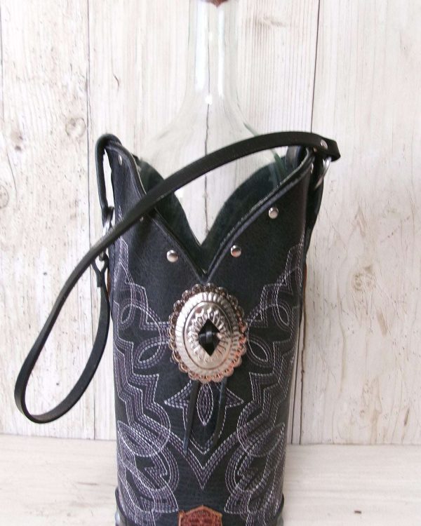 Cowboy Boot Wine Tote wt890