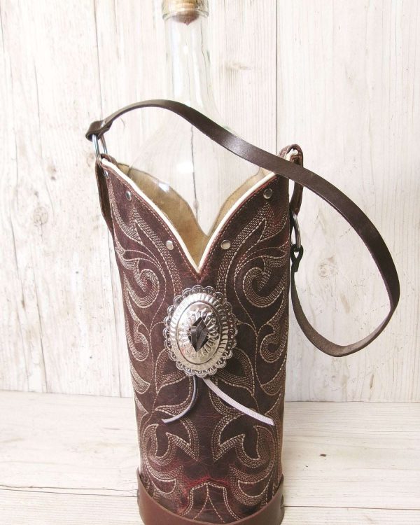Cowboy Boot Wine Tote wt899