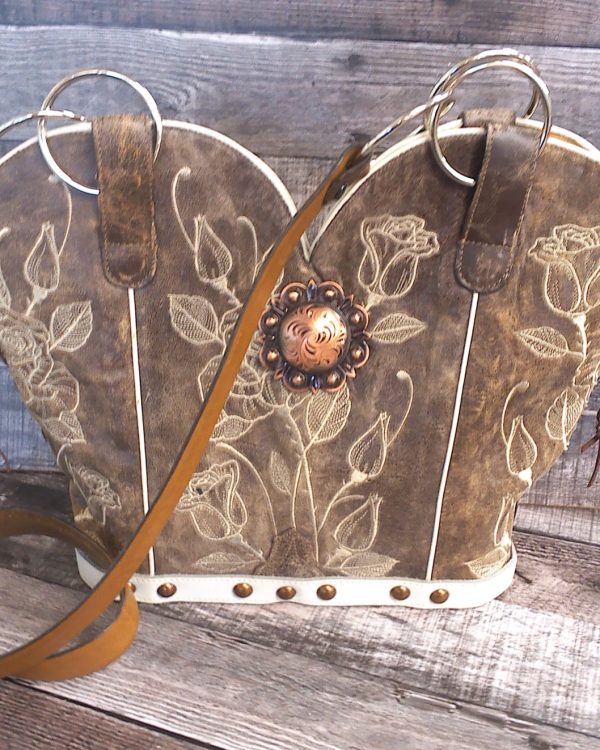 Double Cowboy Boot Purse DB345