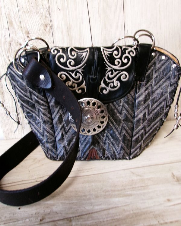 Double Cowboy Boot Purse DB371