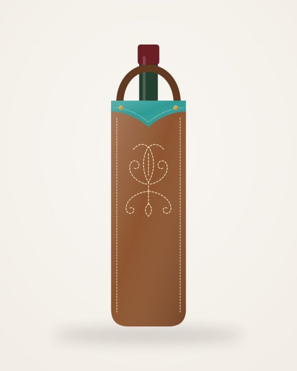 Laredo Bottle Tote, front