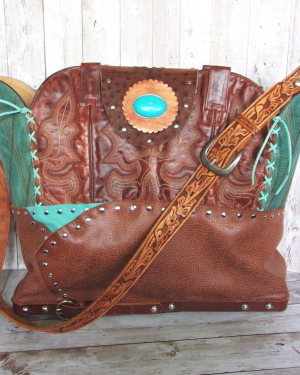 Cowboy Boot Business Tote LT39