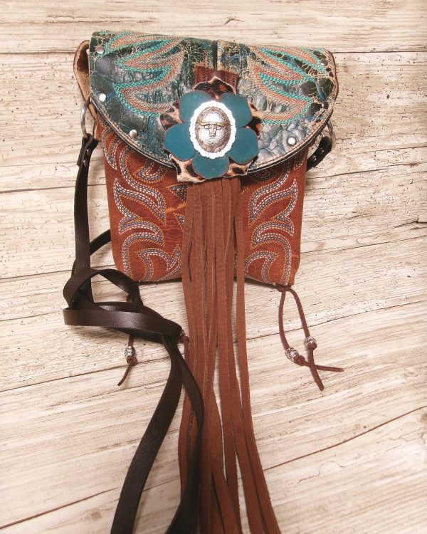 Small Cowboy Boot Purse TX01