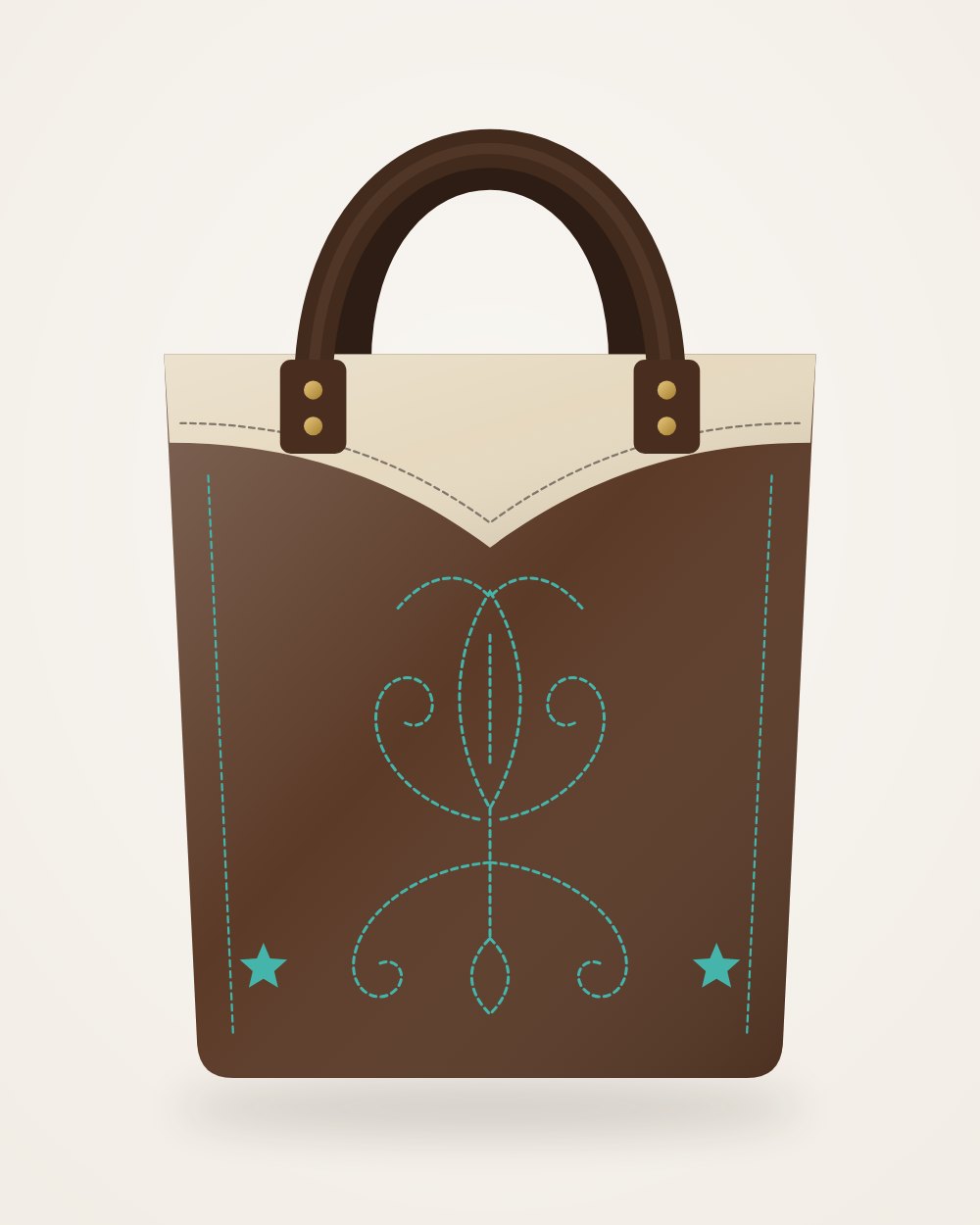 Tucson Boot Tote, front