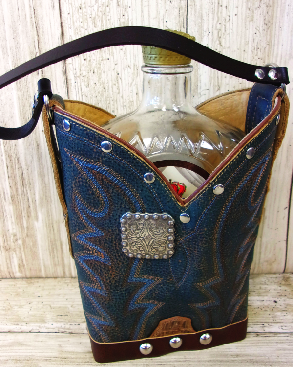 Cowboy Boot Whiskey Tote CR164